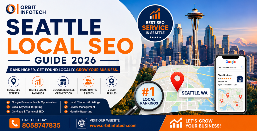 Seattle Local SEO Guide 2026 | Best SEO Services in Seattle – Orbit Infotech